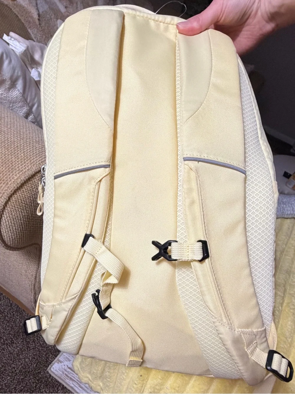 Classic Everyday Yellow Backpack - Women's Bag